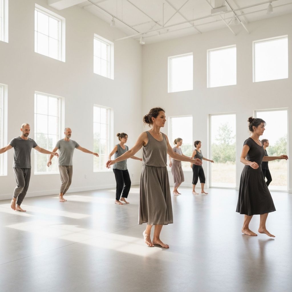 Menschen in bewusster Bewegung